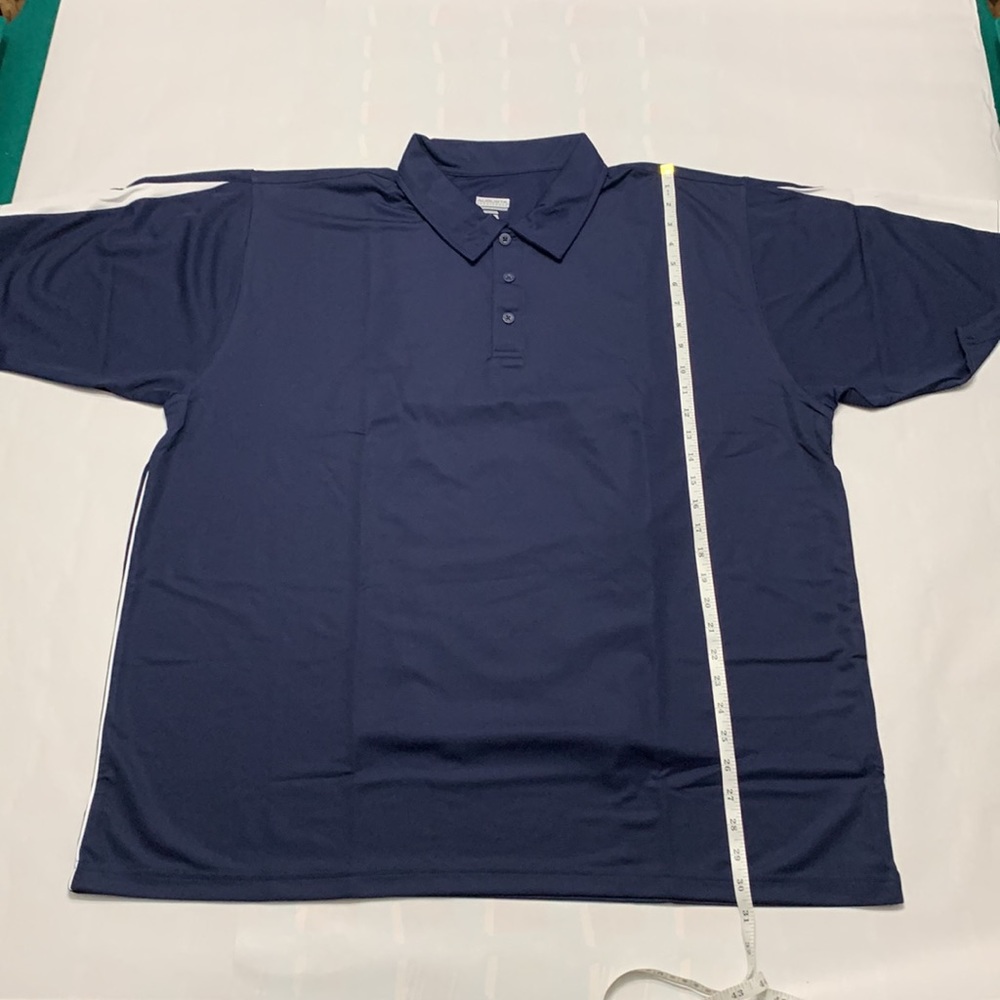 Augusta Sportswear championship sport navy with white 2XL polo. New